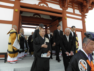 喜光寺　南大門落慶法要2