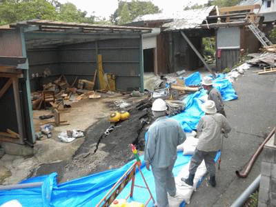 興隆寺地区地すべり1