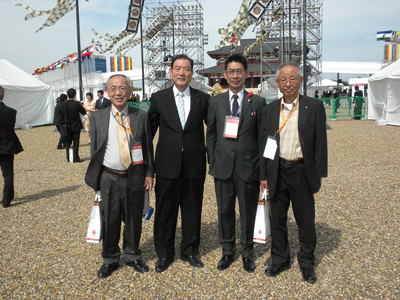 奈良市・津山市副市長と共に