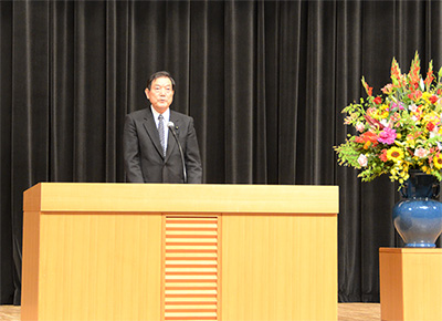 第一選挙支部幹事長として挨拶