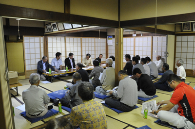 山村町でのミニ集会