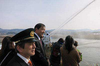 帯解地区の出初式(2)