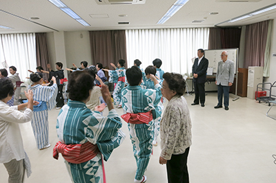 練習に励まれる様子