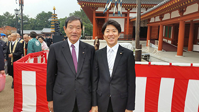 佐藤けい議員と共に