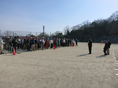 参加され皆さんに挨拶