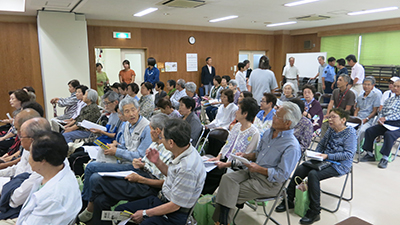 敬老会に集まられた皆さん