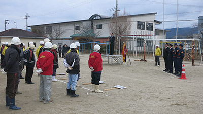 帯解地区の出初式