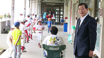 少年野球の様子