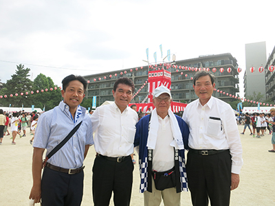 吉岡会長、小林衆議院議員・塚本市議会議員と共に