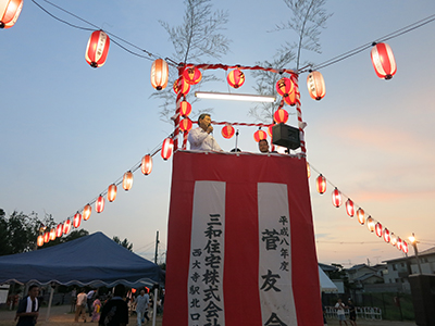 菅原町の盆踊り大会