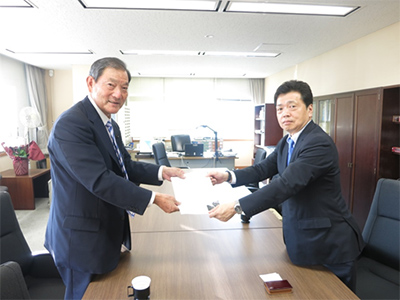 鉄道局長　水嶋　智氏と