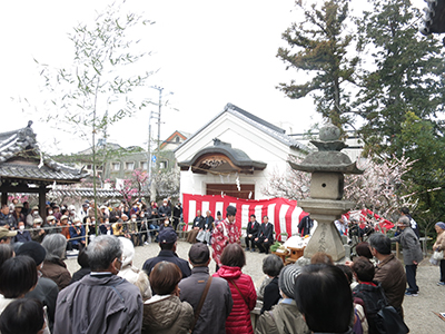 おんだ祭りの様子