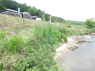 河川改修立ち合い