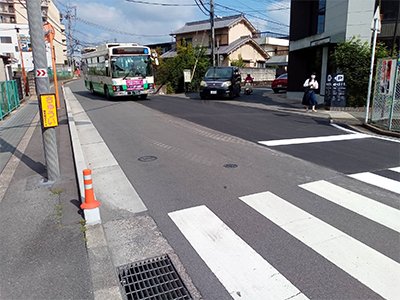 舗装された道路