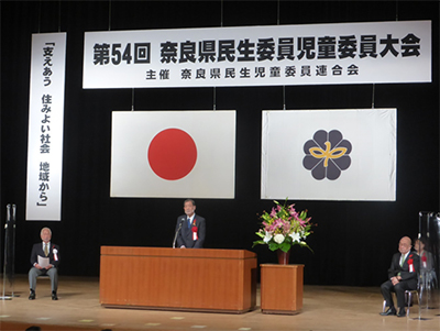 県議会議長として挨拶