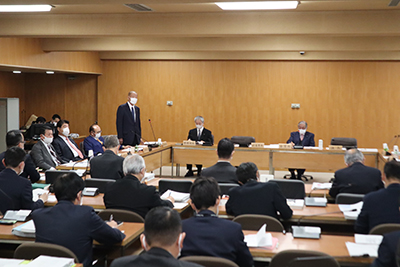 会場で質問