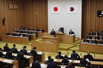 定例会議総括の様子