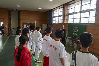 フェンシング協会会長としてご挨拶