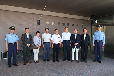 県警察学校にて