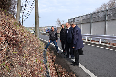 改修工事個所立ち合い