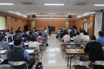 定時総会にて挨拶